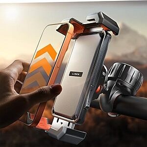 [AC] $7.99 | LISEN Anti-Shake Bike Phone Mount at Amazon